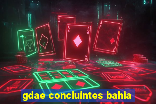 gdae concluintes bahia