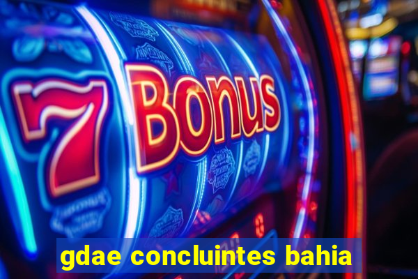 gdae concluintes bahia