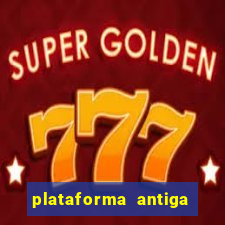 plataforma antiga de jogos