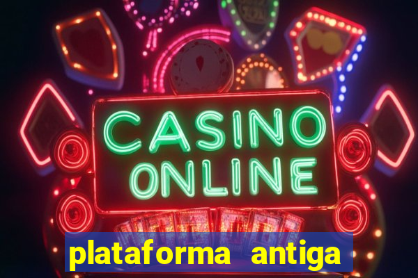 plataforma antiga de jogos