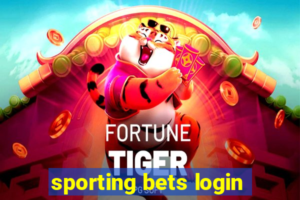 sporting bets login