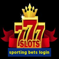 sporting bets login