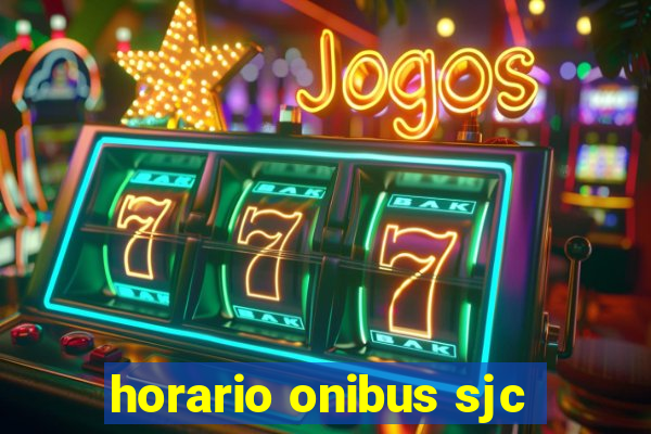 horario onibus sjc