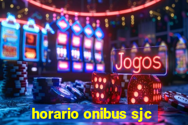 horario onibus sjc