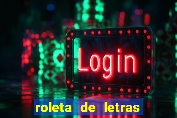 roleta de letras stop online