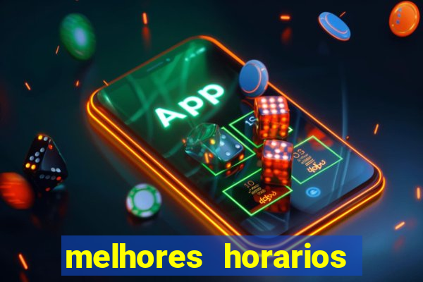 melhores horarios pagantes fortune tiger