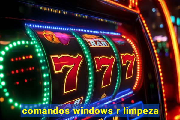 comandos windows r limpeza