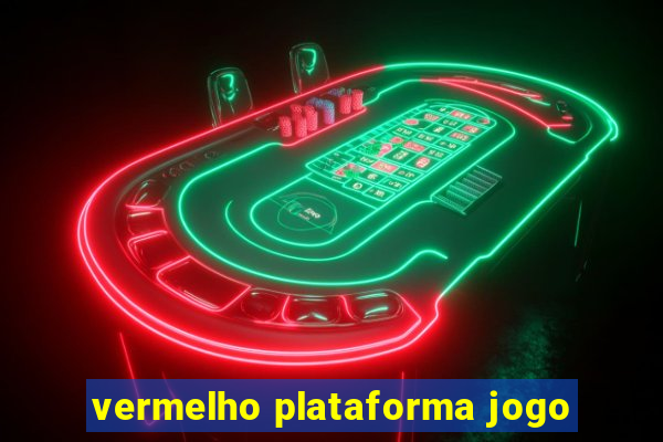 vermelho plataforma jogo