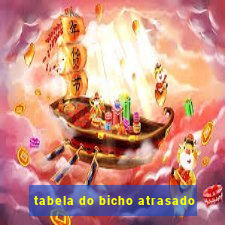 tabela do bicho atrasado