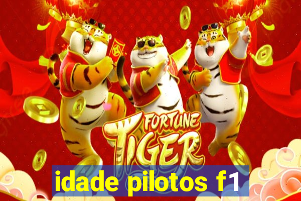 idade pilotos f1