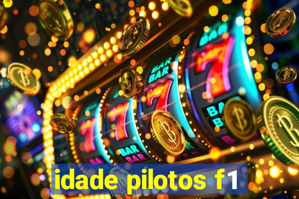 idade pilotos f1