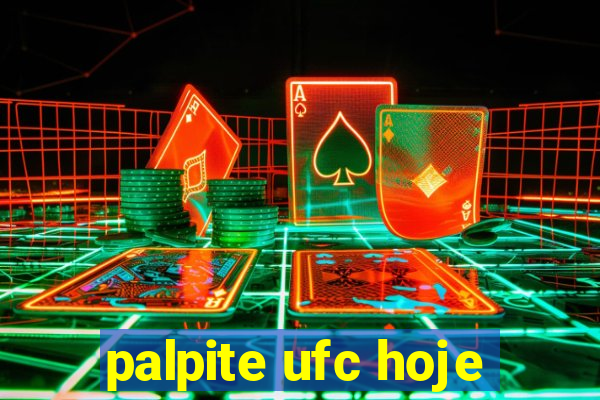 palpite ufc hoje