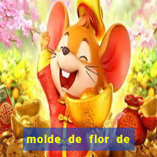 molde de flor de eva grande para imprimir