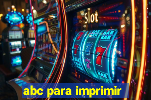 abc para imprimir