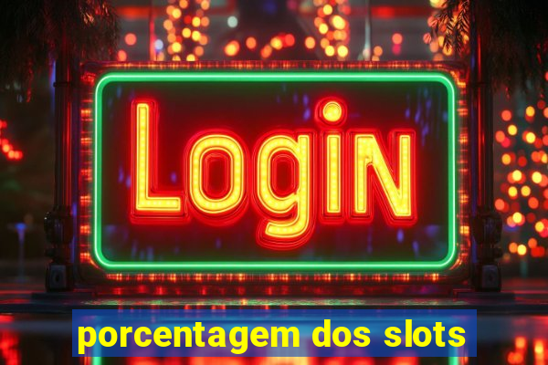 porcentagem dos slots