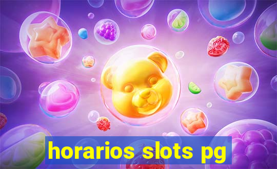 horarios slots pg