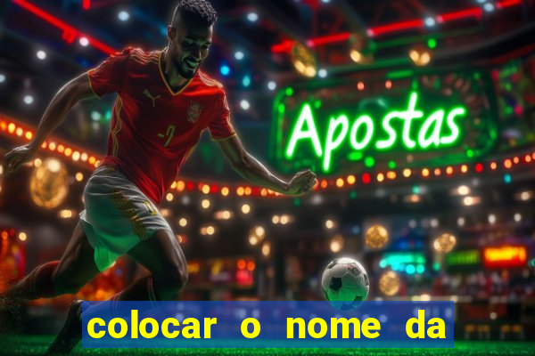 colocar o nome da pessoa no congelador