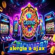 alergia a ajax