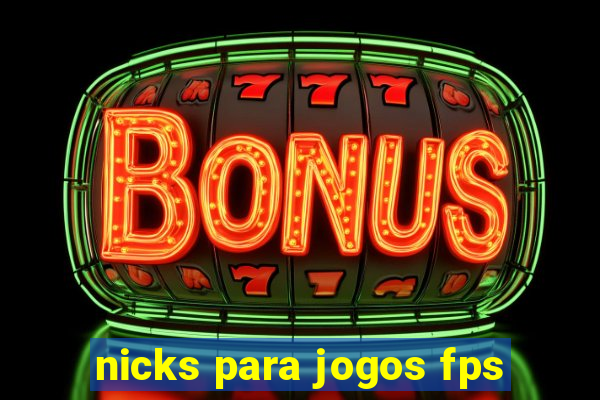 nicks para jogos fps