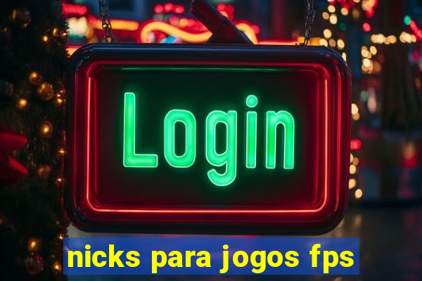 nicks para jogos fps