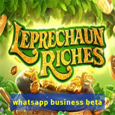 whatsapp business beta