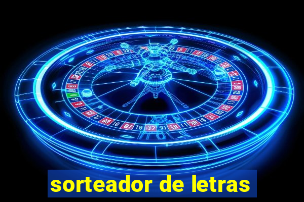 sorteador de letras