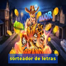 sorteador de letras