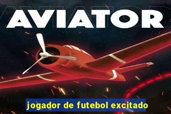 jogador de futebol excitado