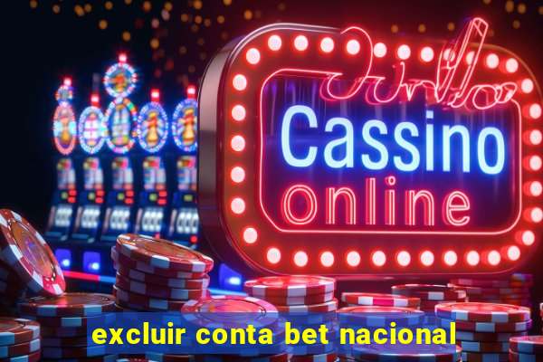 excluir conta bet nacional