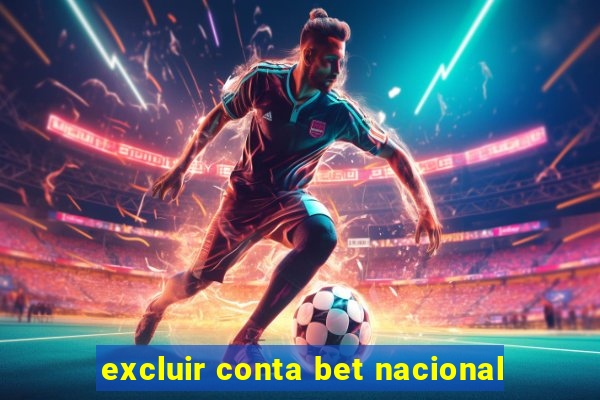 excluir conta bet nacional