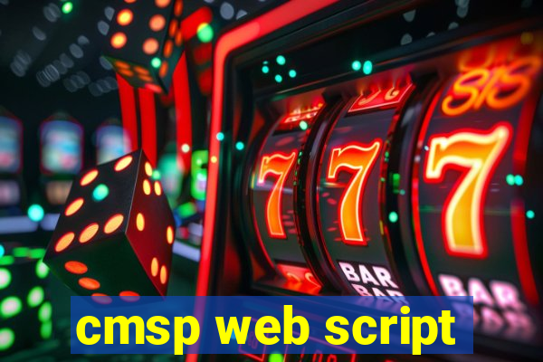 cmsp web script