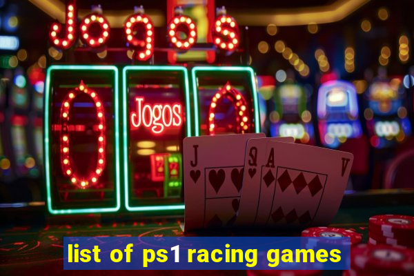 list of ps1 racing games