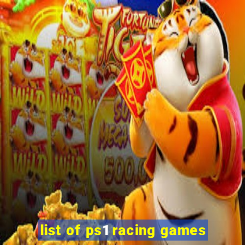 list of ps1 racing games