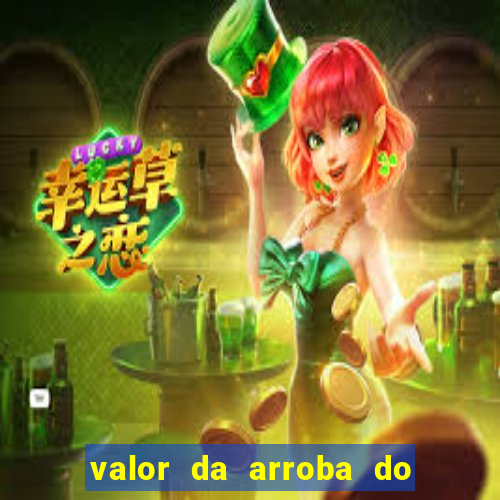 valor da arroba do porco na bahia