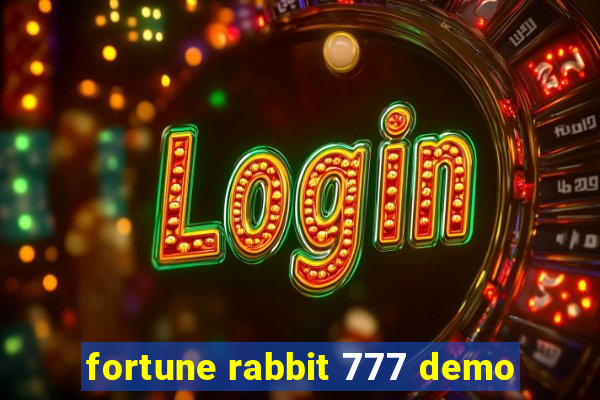 fortune rabbit 777 demo