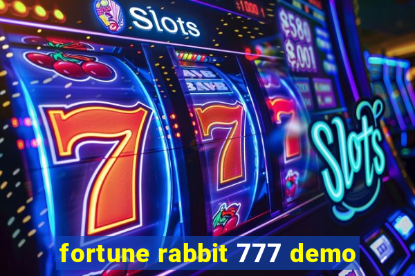 fortune rabbit 777 demo