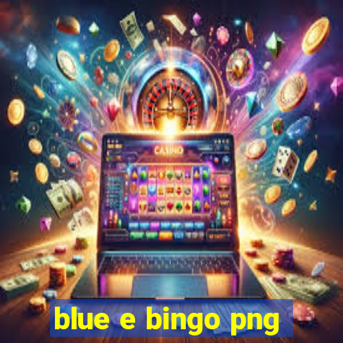 blue e bingo png