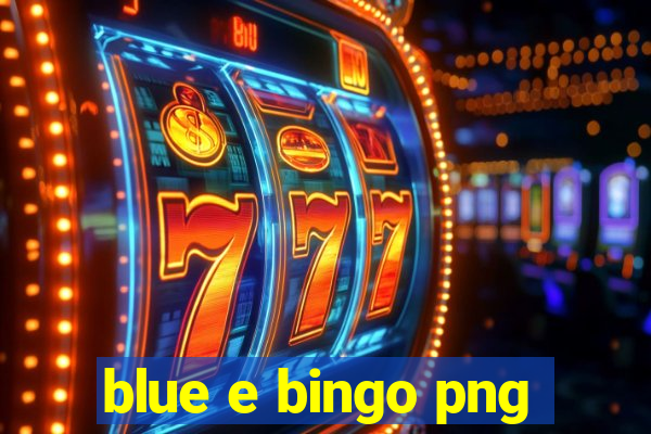 blue e bingo png