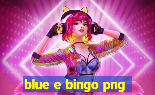 blue e bingo png