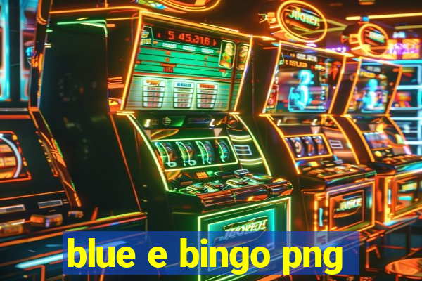 blue e bingo png