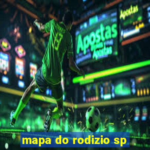 mapa do rodizio sp