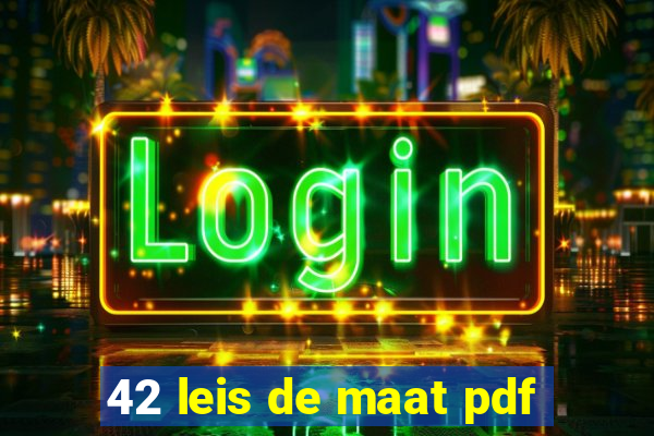 42 leis de maat pdf