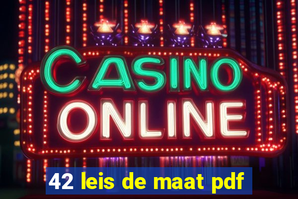 42 leis de maat pdf