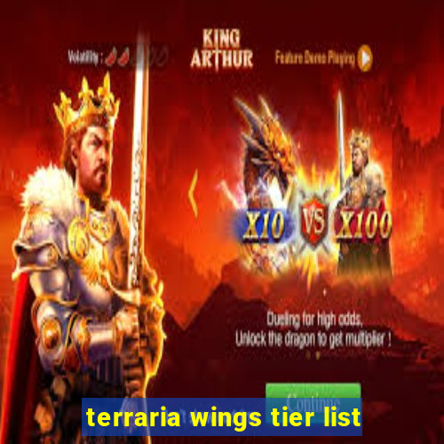 terraria wings tier list