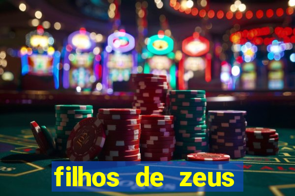 filhos de zeus mitologia grega