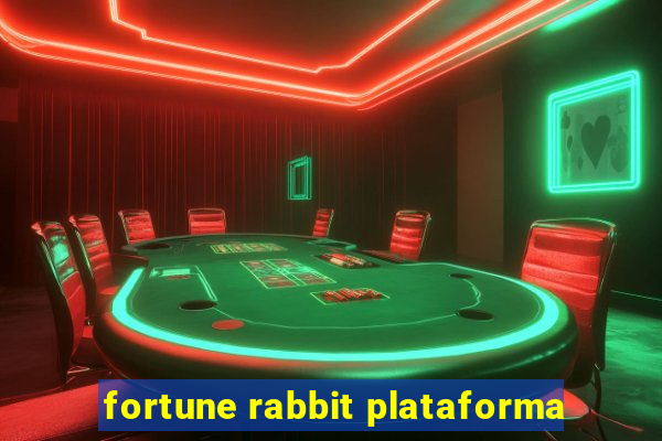 fortune rabbit plataforma