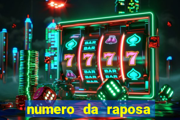 numero da raposa jogo do bicho