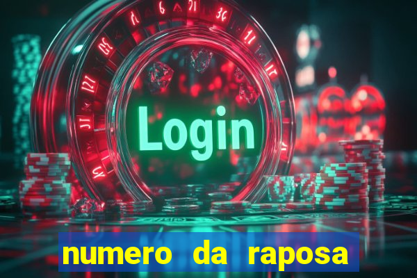 numero da raposa jogo do bicho