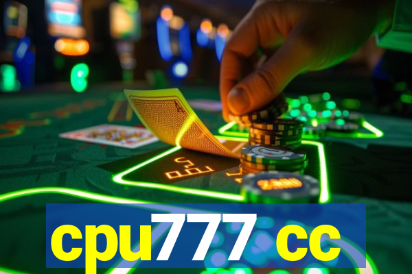 cpu777 cc