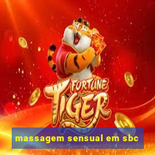 massagem sensual em sbc